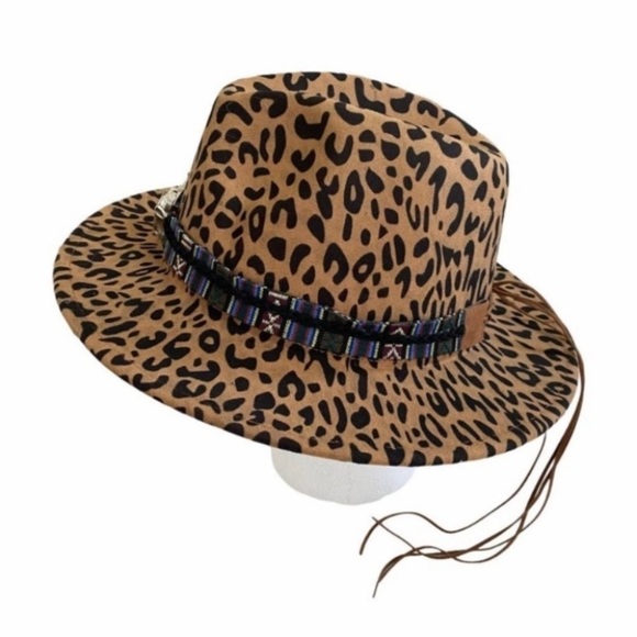 Leopard Print Western Hat - Picture 5 of 12